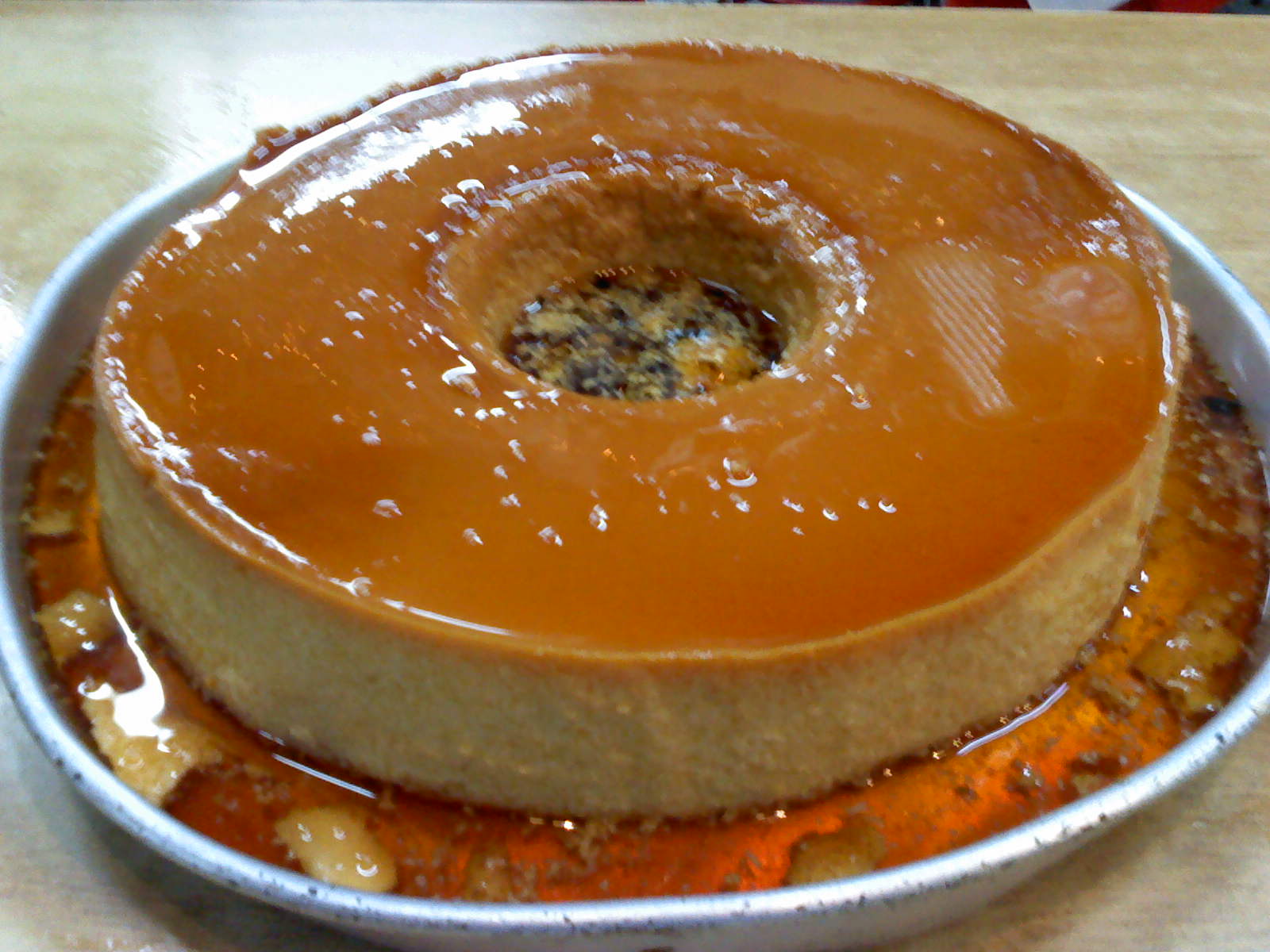Flan casero mixto